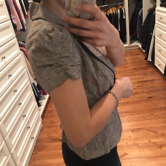 Tan brown belted blazer - Picture 6 of 8